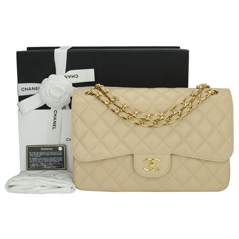 chanel beige jumbo|chanel jumbo flap price.